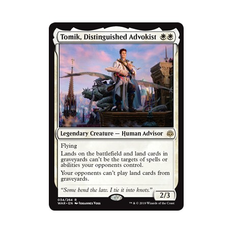Tomik, Distinguished Advokist WAR NM