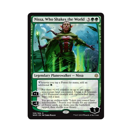 Nissa, Who Shakes the World WAR NM