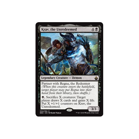 Krav, the Unredeemed BBD NM