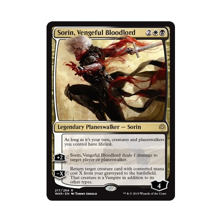 Sorin, Vengeful Bloodlord WAR NM
