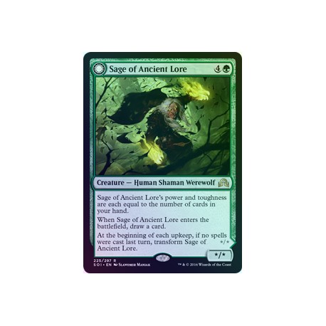 Sage of Ancient Lore FOIL SOI NM