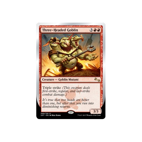 Three-Headed Goblin UST NM