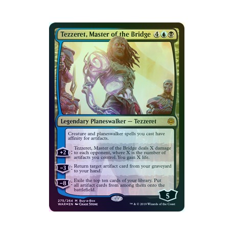 Tezzeret, Master of the Bridge FOIL WAR PROMO NM