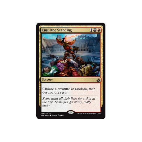 Last One Standing BBD NM