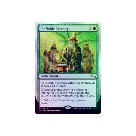 Ineffable Blessing (odd or even) FOIL UST NM