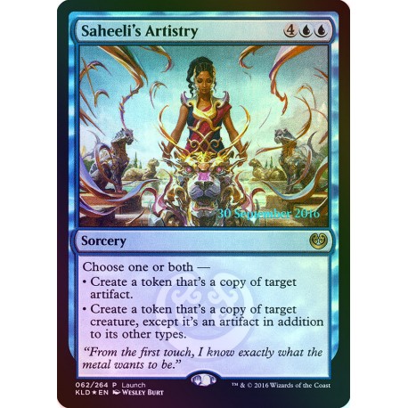 Saheeli's Artistry FOIL LAUNCH PROMO SP