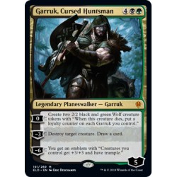 Garruk, Cursed Huntsman ELD NM