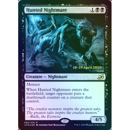 Hunted Nightmare PRE-RELEASE FOIL IKO NM
