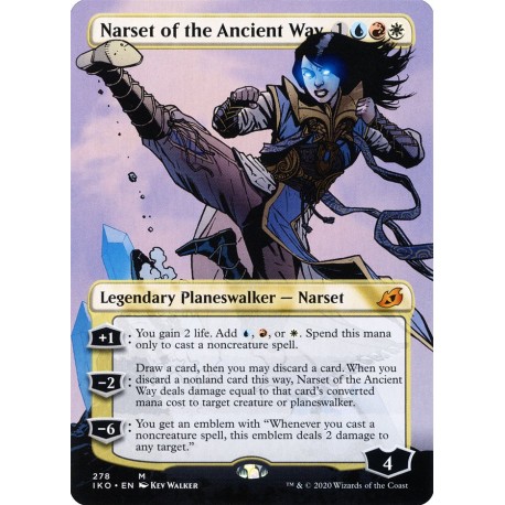 Narset of the Ancient Way (Showcase) IKO NM