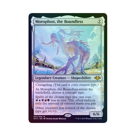 Morophon, the Boundless FOIL MH1 NM