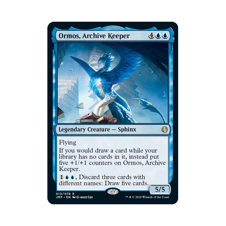 Ormos, Archive Keeper JMP NM