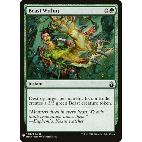 Beast Within BBD (Mystery) NM