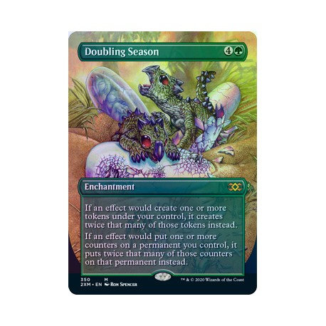 Doubling Season (Borderless) FOIL 2XM NM