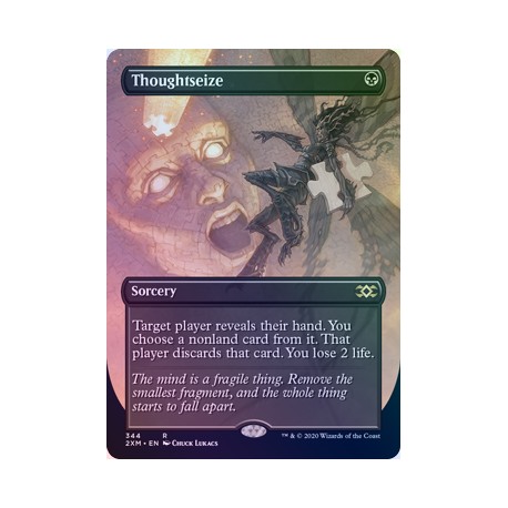 Thoughtseize (Borderless) FOIL 2XM NM