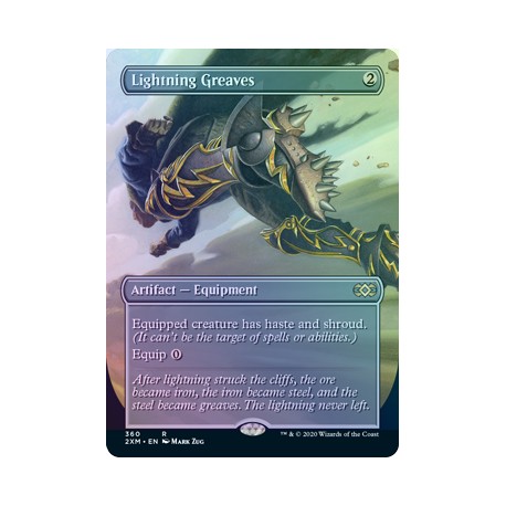 Lightning Greaves (Borderless) FOIL 2XM NM