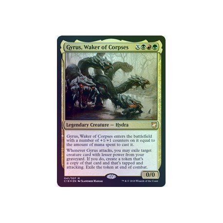 Gyrus, Waker of Corpses FOIL C18 NM
