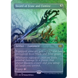 Sword of Feast and Famine (Borderless) FOIL 2XM NM