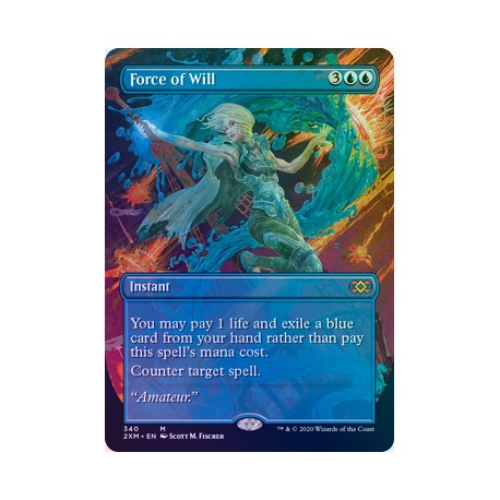 Force of Will (Borderless) FOIL 2XM NM