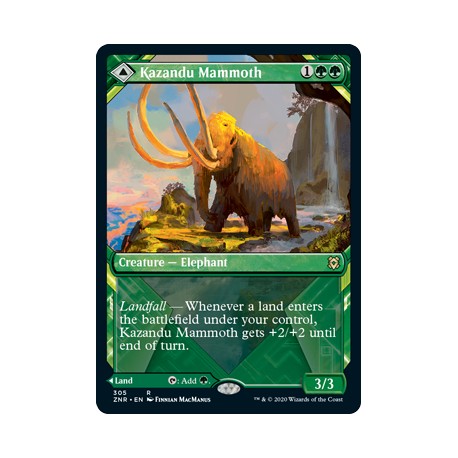 Kazandu Mammoth // Kazandu Valley (Showcase) ZNR NM