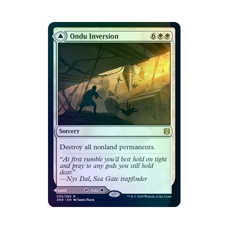 Ondu Inversion // Ondu Skyruins FOIL ZNR NM