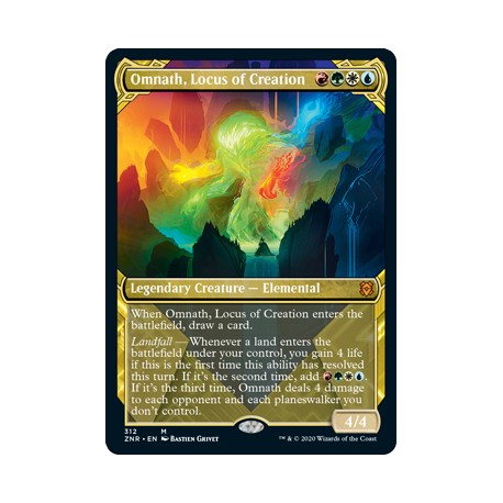 Omnath, Locus of Creation (Showcase) ZNR NM