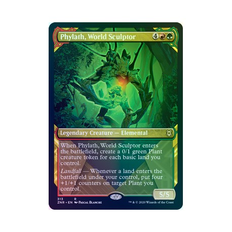 Phylath, World Sculptor (Showcase) FOIL ZNR NM