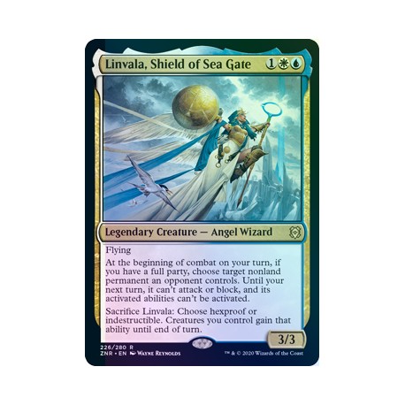 Linvala, Shield of Sea Gate FOIL ZNR NM
