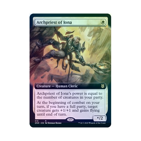 Archpriest of Iona (Extended) FOIL ZNR NM