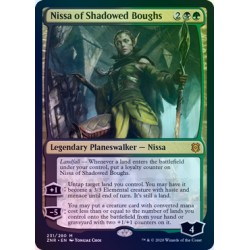 Nissa of Shadowed Boughs FOIL ZNR NM
