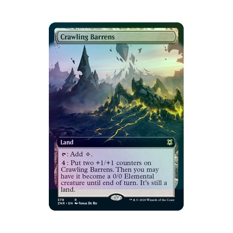 Crawling Barrens (Extended) FOIL ZNR NM