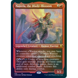 Najeela, the Blade-Blossom ETCHED FOIL CMR NM