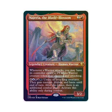 Najeela, the Blade-Blossom ETCHED FOIL CMR NM