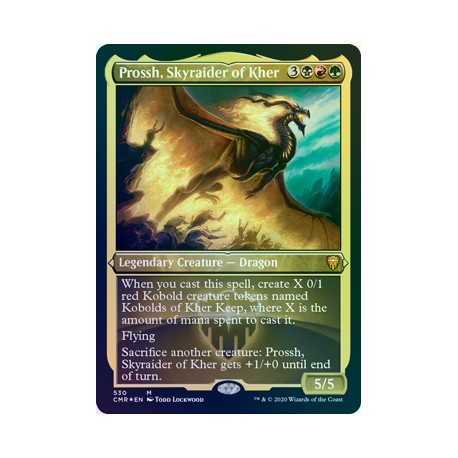 Prossh, Skyraider of Kher ETCHED FOIL CMR NM
