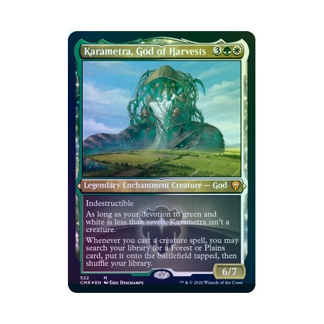 Karametra, God of Harvests ETCHED FOIL CMR NM