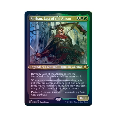 Reyhan, Last of the Abzan ETCHED FOIL CMR NM