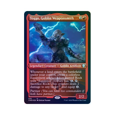 Toggo, Goblin Weaponsmith ETCHED FOIL CMR NM