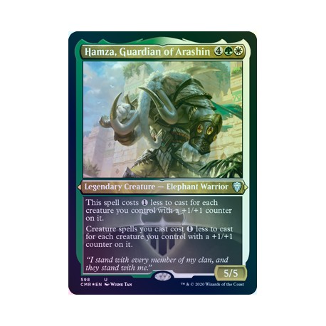 Hamza, Guardian of Arashin ETCHED FOIL CMR NM
