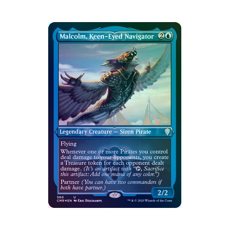 Malcolm, Keen-Eyed Navigator ETCHED FOIL CMR NM