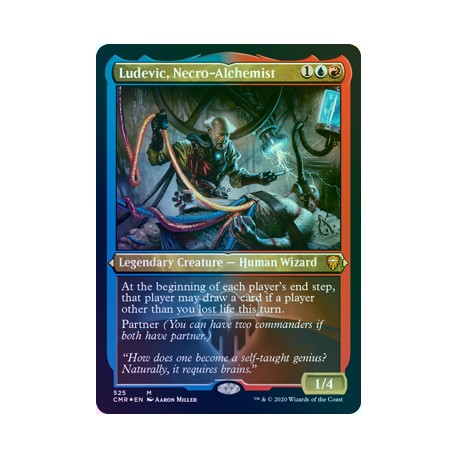 Ludevic, Necro-Alchemist ETCHED FOIL CMR NM