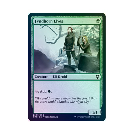 Fyndhorn Elves FOIL CMR NM