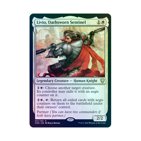 Livio, Oathsworn Sentinel FOIL CMR NM