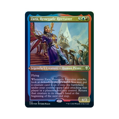 Zara, Renegade Recruiter ETCHED FOIL CMR NM