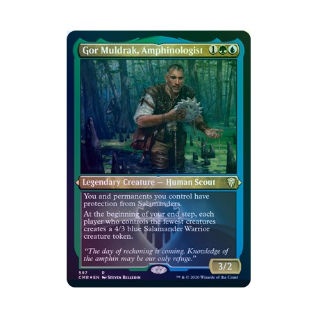 Gor Muldrak, Amphinologist ETCHED FOIL CMR NM