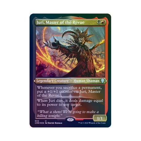 Juri, Master of the Revue ETCHED FOIL CMR NM