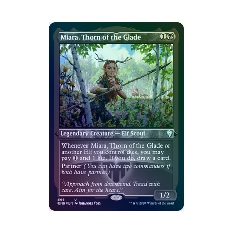 Miara, Thorn of the Glade ETCHED FOIL CMR NM