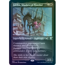 Falthis, Shadowcat Familiar ETCHED FOIL CMR NM