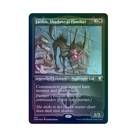 Falthis, Shadowcat Familiar ETCHED FOIL CMR NM