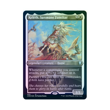 Keleth, Sunmane Familiar ETCHED FOIL CMR NM