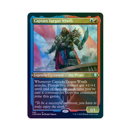 Captain Vargus Wrath ETCHED FOIL CMR NM