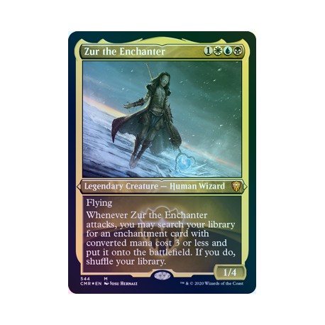 Zur the Enchanter ETCHED FOIL CMR NM